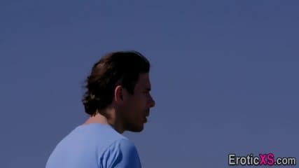 Romantic babe rides cock