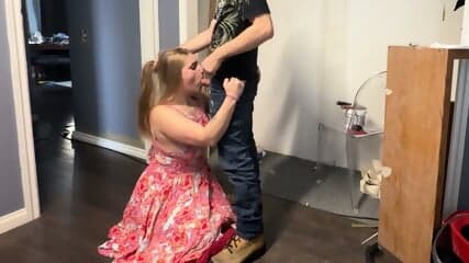 Cheating Wife Creampied By The Handyman