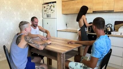 Amateur Petite Wife Shared With Buddies Double Creampie Cum Filled