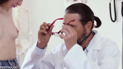 Babe Stimulated By Stepdad Doctor